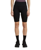 Icebreaker Merino Seamless Rib 8 High Rise Shorts Women - Svart underställsshorts