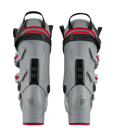 Van Deer VDRBS Ski Boot PRO 130 i grå design sett bakifrån mot vit bakgrund Alpingaraget