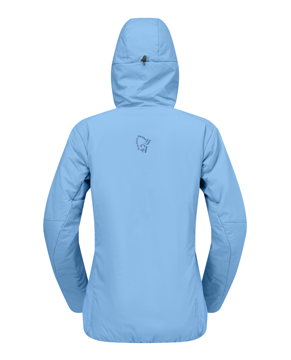 Norrøna Femund thermo60 Zip Hood Women - Allure Blå, bakifrån