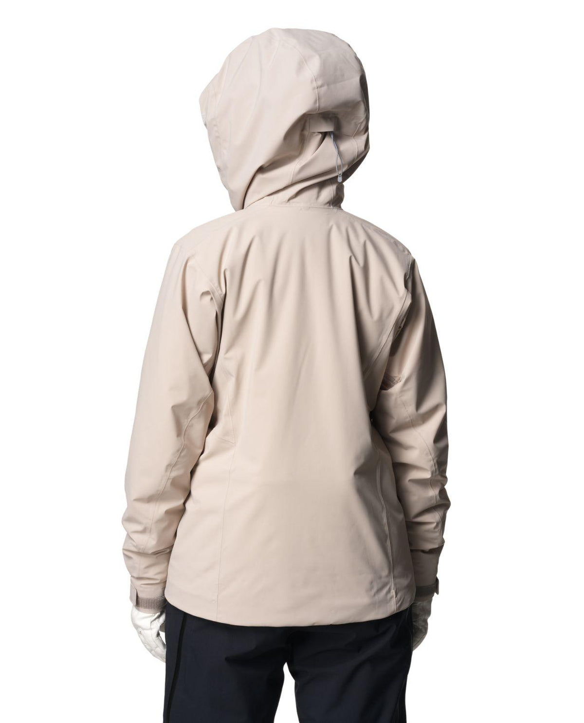 Baksida av Houdini Ride Insulated Jacket för dam i färgen sandstorm.