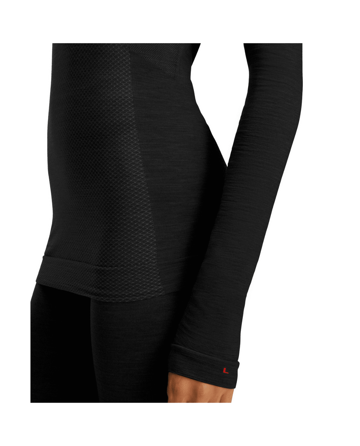 FALKE Women Long - sleeve shirt Wool - Tech Light - Black - Underställ - Alpingaraget