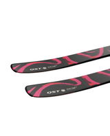 Salomon QST 106 - Svart och rosa friåkningsskida - Alpingaraget