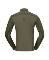 Norrøna Lofoten warm2 Jacket Men - Olive Night/Deep Lichen Green baksida