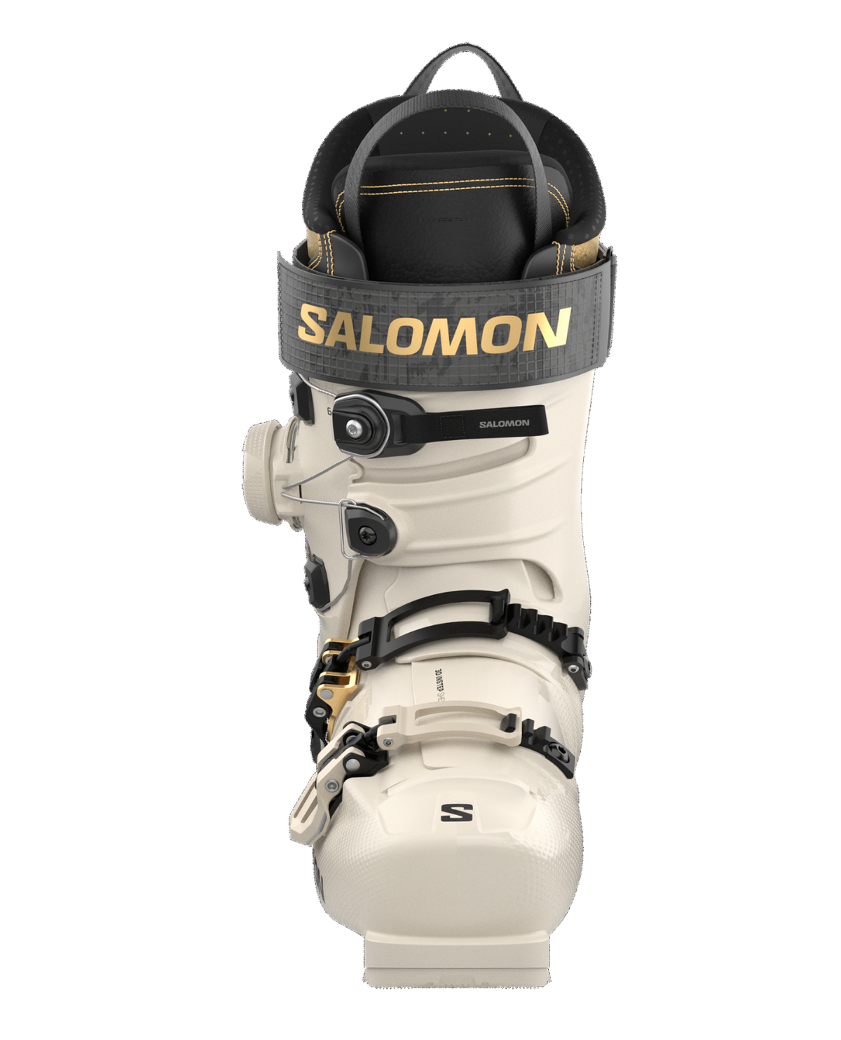 Salomon S/Pro Alpha C BOA 105 Women dam pjäxa i färgen Birch/Black/Gold Met.
