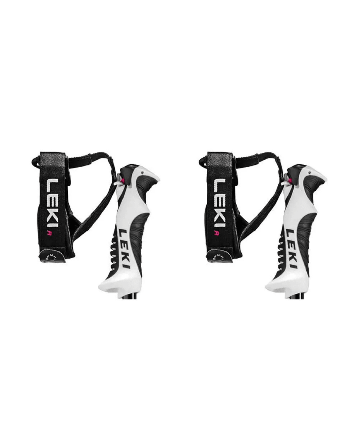 Leki Drifter Vario S - Black / Dark Anthracite / Neon Orange - Juniorstavar - Alpingaraget