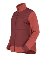 Norrøna Tamok warm3 Jacket Women - Cowhide/Port vinröd damjacka i fleece och syntetmaterial från Alpingaraget
