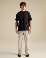 Arc'teryx Kragg Cotton Emblem Crew SS Men - Svart T-shirt för herrar