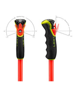 Leki WCR GS Carbon TR med uppgraderade Trigger 3D för en säkrare och mer exakt utlösning vid racing.