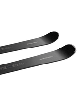 Salomon S/Max N°14 pistskidor för dam i svart med synlig Salomon-logotyp på skidlspetsarna.