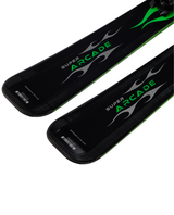 Rossignol Super Arcade 84 allmountainskidor med flammande grön och svart design.