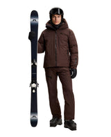 J.Lindeberg Oak Down Jacket Men - Seal Brown brun skidjacka för herrar