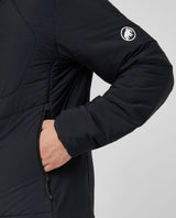 Mammut Aenergy Air IN Hooded Jacket Men - Svart jacka detaljvisning av ärm och ficka