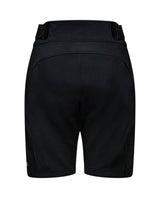 POC Junior Race Shorts i färgen Uranium Black sett bakifrån för unga alpina skidåkare.