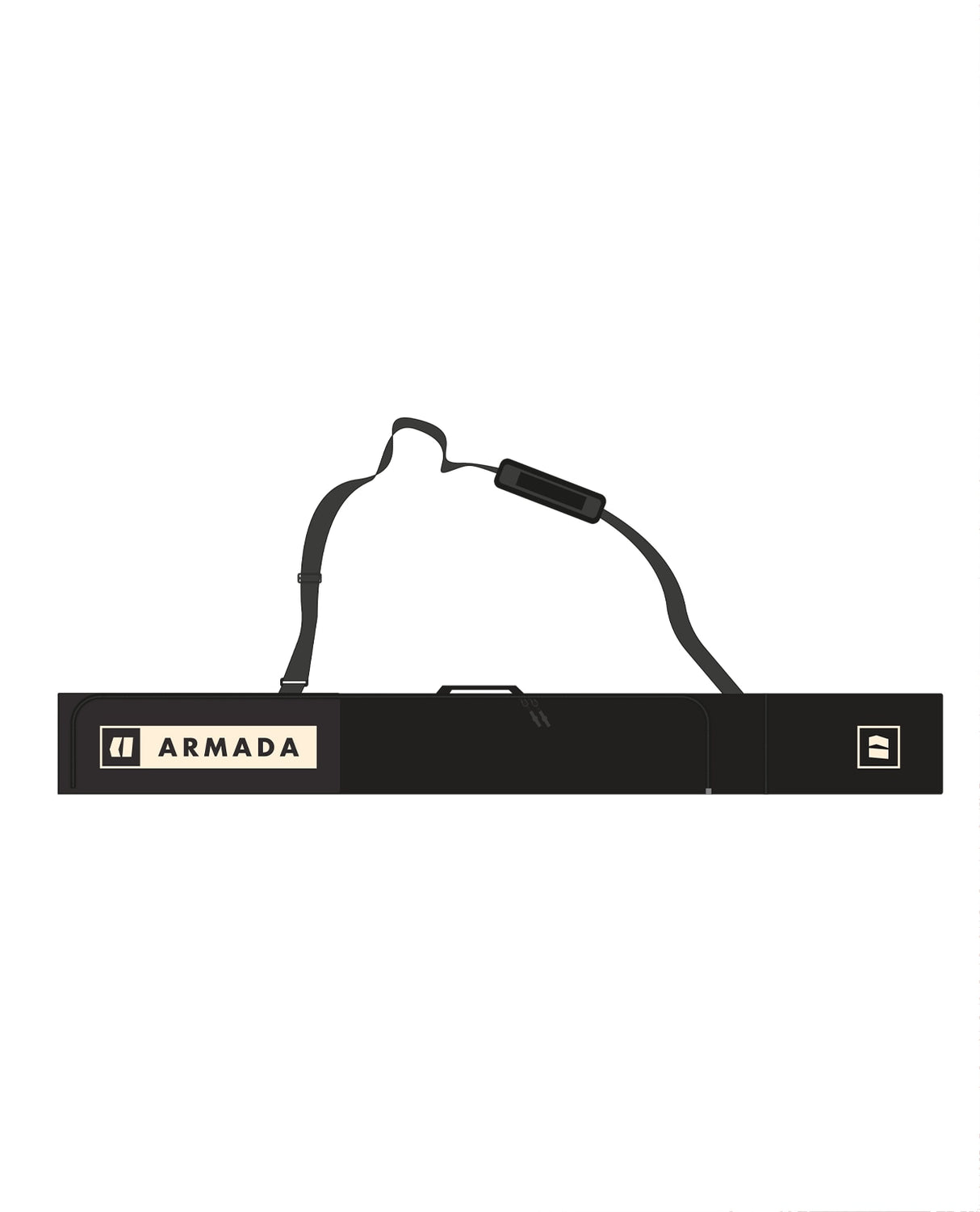 Armada Stibbs Double Ski Bag - Black Afterglow 