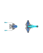 ATK Revolution Brake Lightweight World Cup - Blue Lightblue Titanium - Alpingaraget