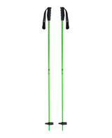 Ett par gröna alpinstavar av modellen Meta från Black Crows, fotograferade mot en vit bakgrund.