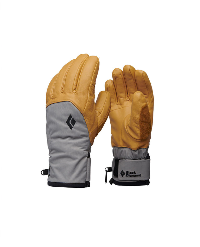 Black Diamond Women Legend Gloves - Beeswax-Steel Gray - Alpingaraget