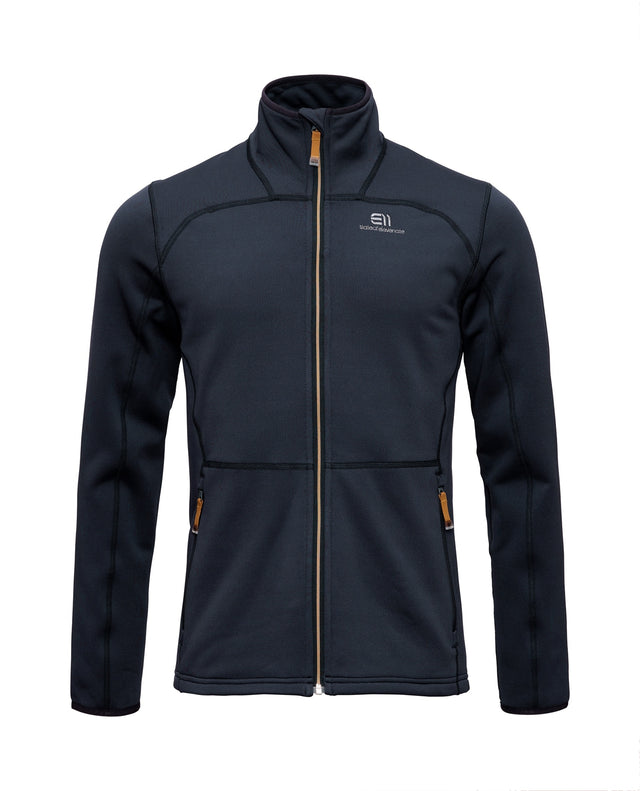 Elevenate Men Skiers Fleece Zip - Dark Ink - Alpingaraget