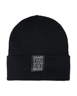 Elevenate Skier Beanie - Black Solid - Alpingaraget