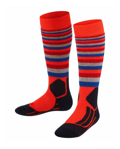 FALKE Junior SK2 Stripes - Samba Orange - Alpingaraget