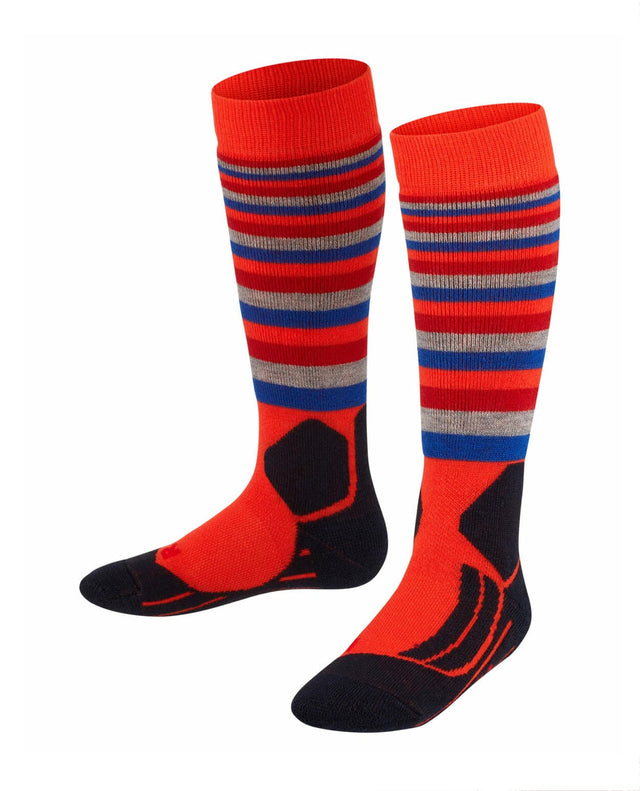 FALKE Junior SK2 Stripes - Samba Orange - Alpingaraget