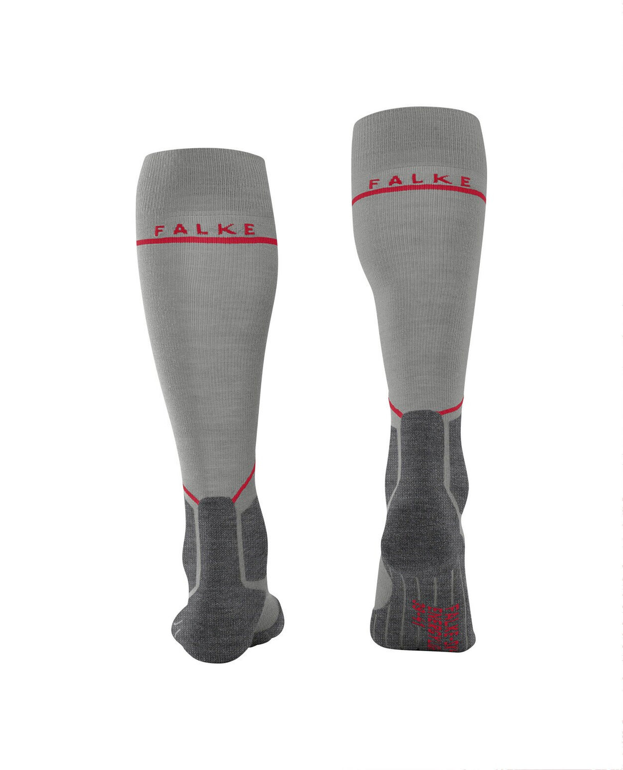 FALKE SK4 Advanced Compression Light Men Skiing Knee-high socks - Light Grey - Alpingaraget
