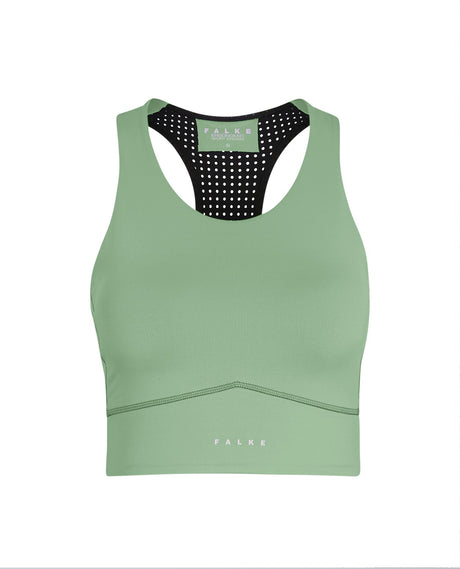 FALKE Women Core Sports Bra Racer - Quiet Green - Alpingaraget