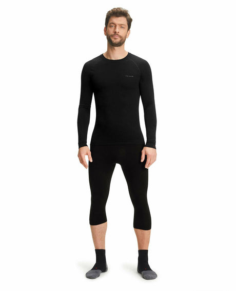 FALKE Men 3/4 Tights Wool - Tech Light - Black - Underställ - Alpingaraget