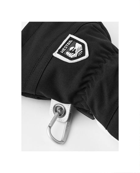 Hestra Army Leather Heli Ski 5 Finger - Black - Handskar - Alpingaraget