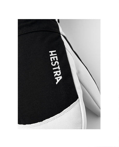 Hestra Army Leather Heli Ski Mitt - Black - Alpingaraget