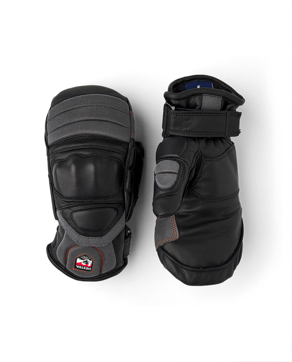 Hestra Junior Impact Racing Mitt - Black Flame Red - Alpingaraget