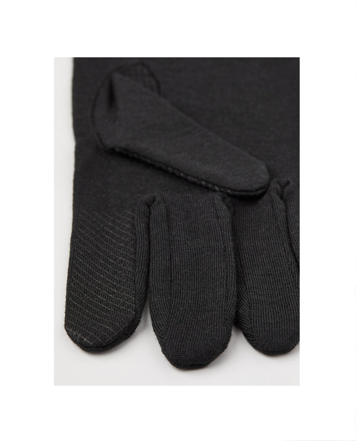 Hestra Merino Wool Liner Long 5 Finger - Black - Alpingaraget
