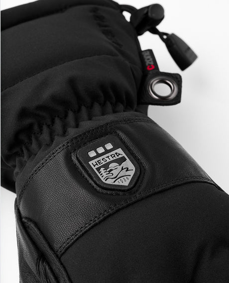 HESTRA Heater Gauntlet 5 Finger - Black/Black - Handskar - Alpingaraget