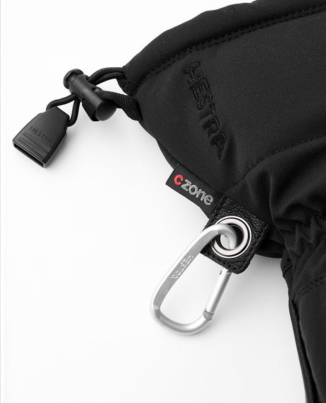 HESTRA Heater Gauntlet 5 Finger - Black/Black - Handskar - Alpingaraget