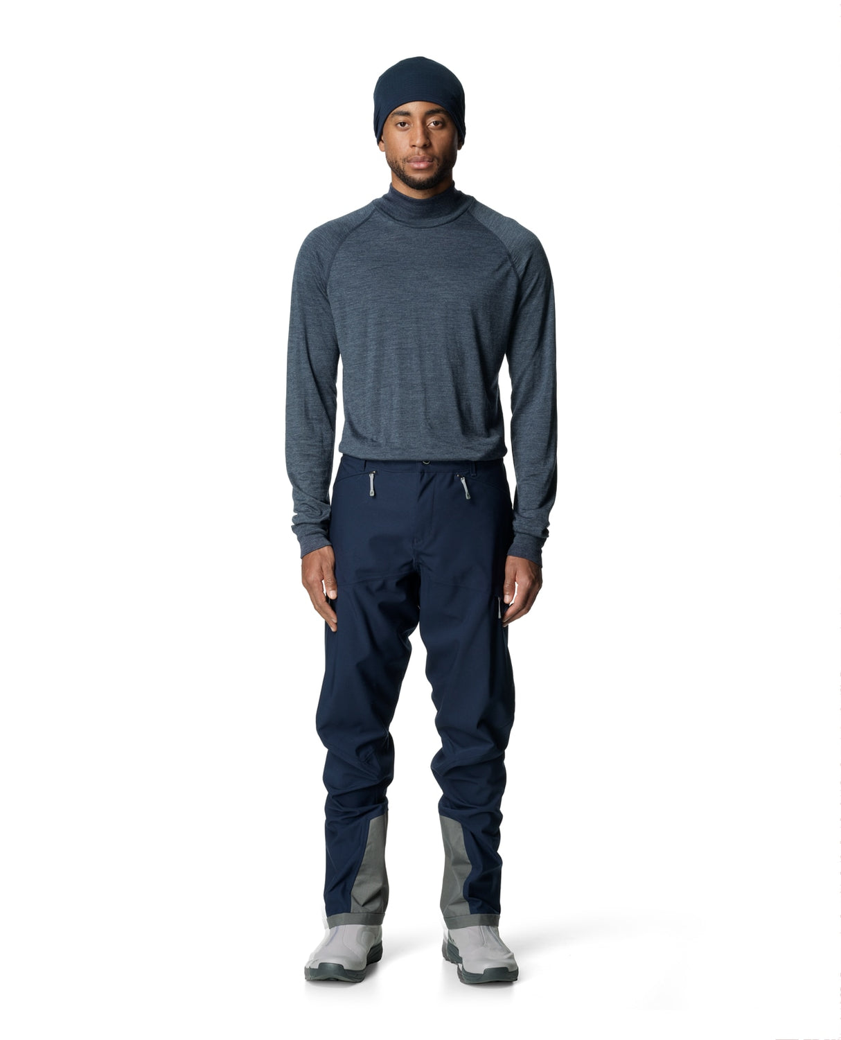 Houdini Men Activist Turtleneck - Deep Sea Blue - Alpingaraget