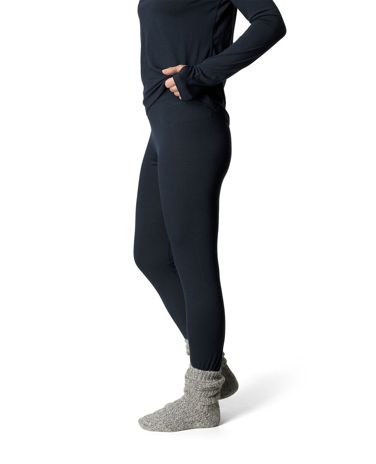 Houdini W Desoli Light Tights - Blue Illusion - Alpingaraget