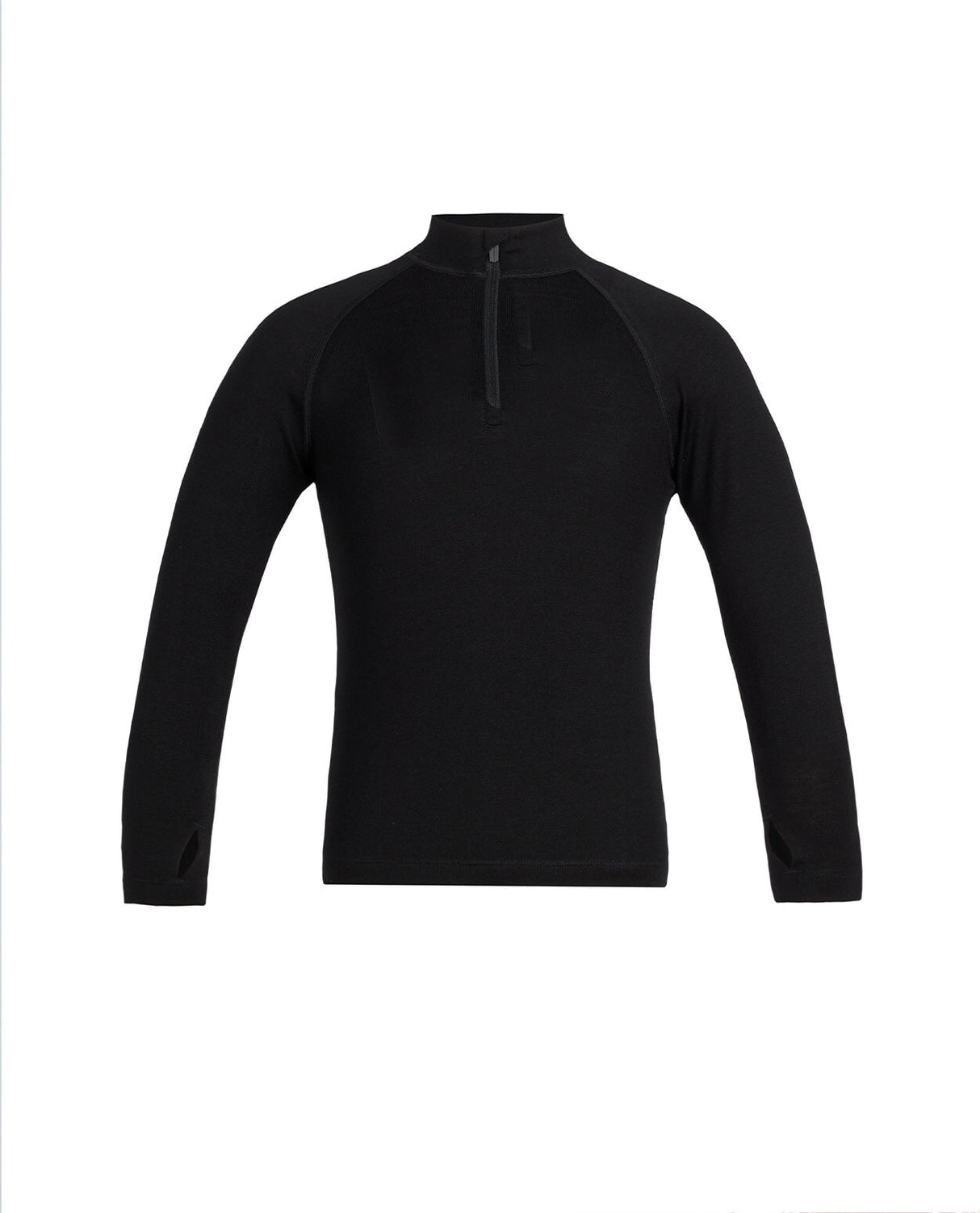 Icebreaker Junior Merino 260 Tech LS Half Zip - Black - Alpingaraget