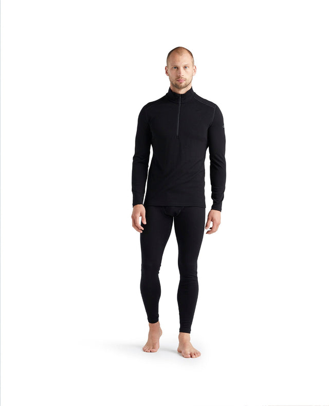 Icebreaker Men Merino 260 Tech LS Half Zip - Black - Alpingaraget