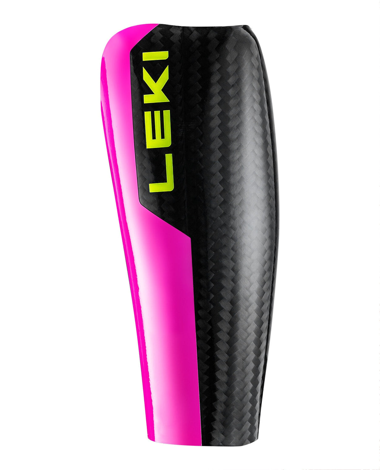 Leki Forearm Protector Carbon Flex 3.0 Small - Carbon Structure / Neon Pink - Alpingaraget