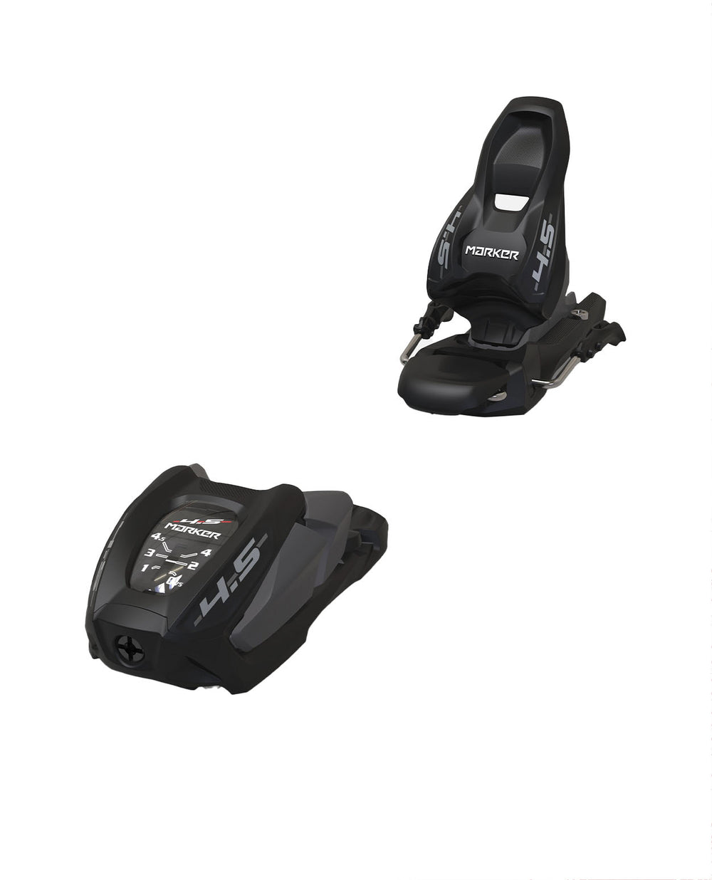 Marker 4.5 - Black/Anthracite - Juniorbindningar - Alpingaraget