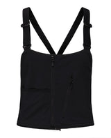 Norröna Women Accessories Flex1 Ski/Snowboard Zip-in Bib - Caviar Black - Alpingaraget