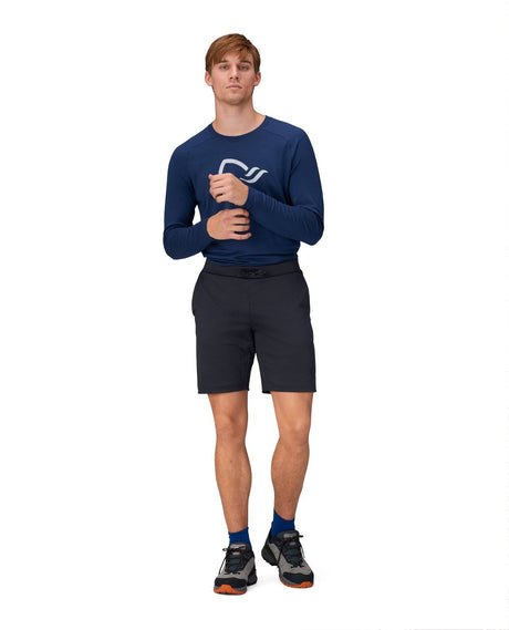 Norrøna Men Falketind Warm2 Stretch Shorts – Caviar Black - Mellanlager - Alpingaraget