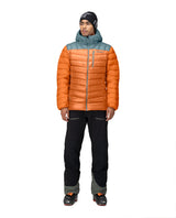 Norröna Men Lyngen Down850 Hood - Gold Flame - Alpingaraget