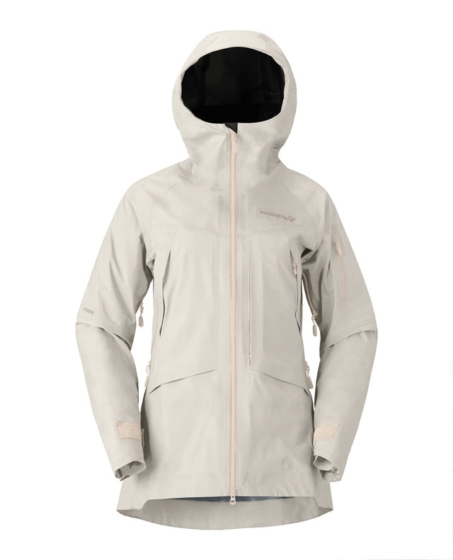 Norröna Women Møre Gore-Tex Jacket – Oatmeal - Alpingaraget