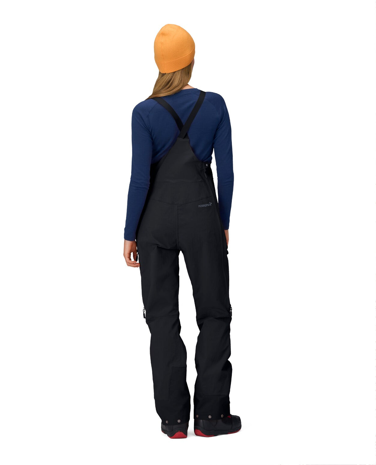Norröna Women Møre Flex1 Bib - Caviar Black - Alpingaraget