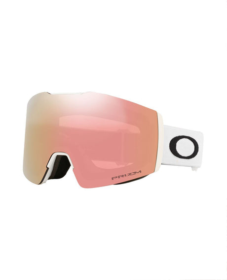 Oakley Fall Line M - Matte White/Prizm Snow Rose Gold Iridium - Goggles - Alpingaraget