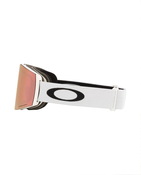 Oakley Fall Line M - Matte White/Prizm Snow Rose Gold Iridium - Goggles - Alpingaraget