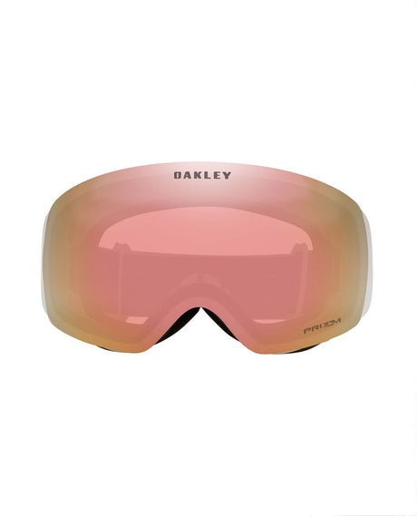 Oakley Flight Deck M - Matte White/Prizm Snow Rose Gold Iridium - Alpingaraget