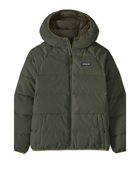 Patagonia Junior Cotton Down Jacket - Basin Green  Alpingaraget