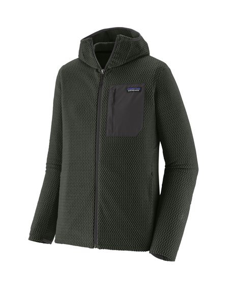 Patagonia Men R1 Air Full-Zip Hoody - Old Growth Green  Alpingaraget